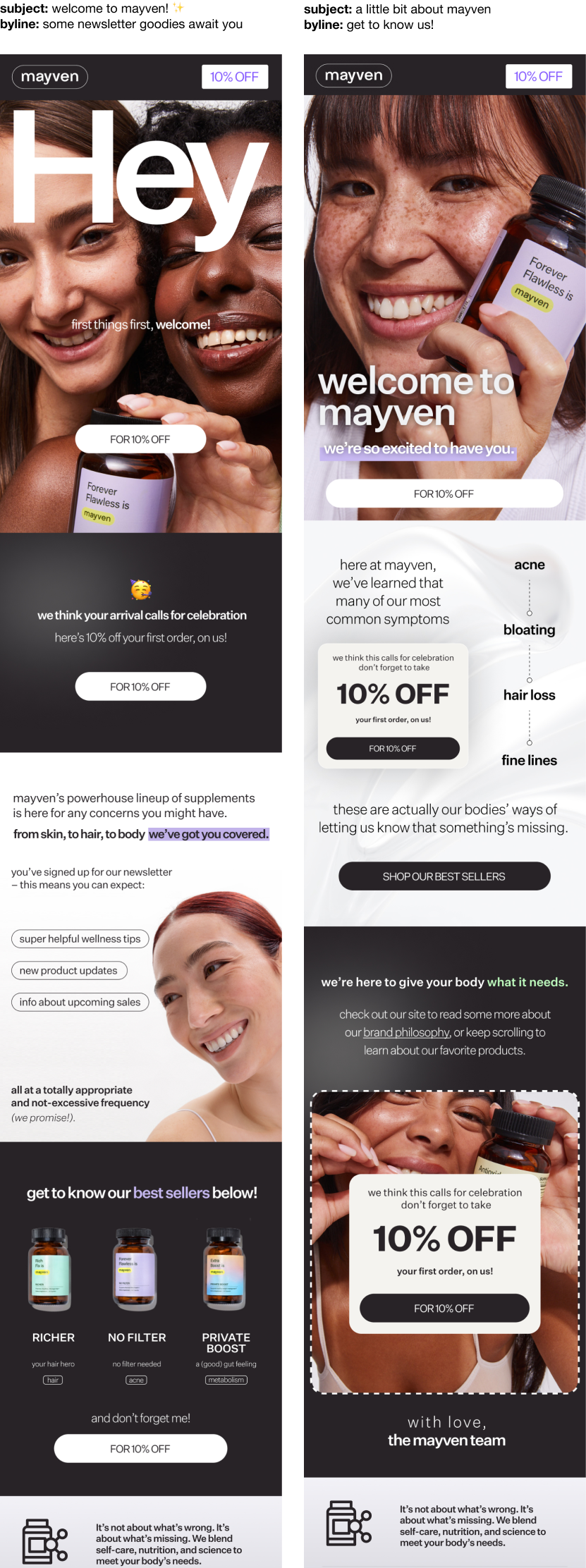 Flow 1 — Welcome example